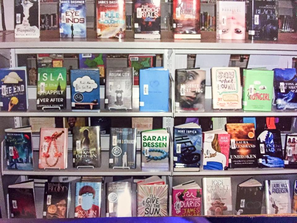 Bookshelf in the Katie Turney Memorial Book Fund section
